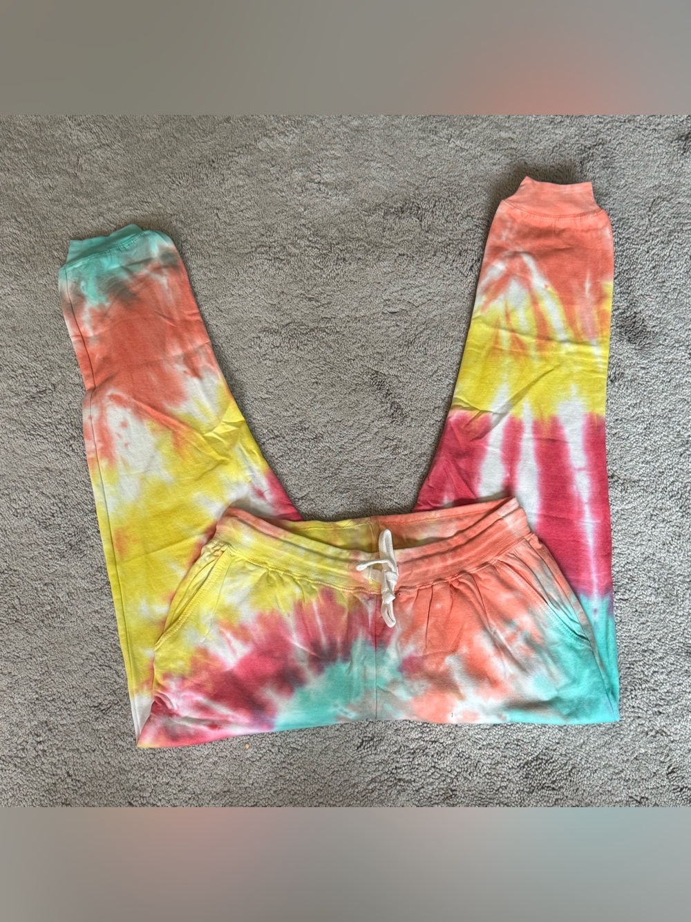 Tie-Dye Jogger Pants - Multicolor
